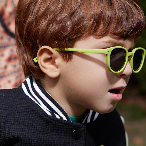 2024 new style 0-3 year old baby silicone sunglasses children's sunglasses summer fashion sunshade glasses 8404