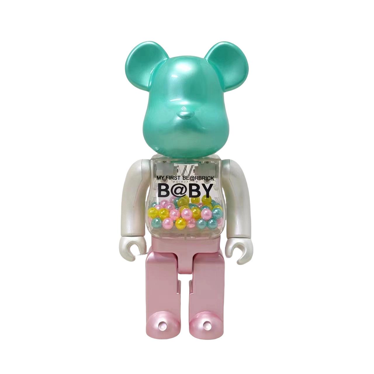BEARBRICK400 % 100% 폭력적인 곰 장식품 진주 높은 색상 가치 럭셔리 패션 인형