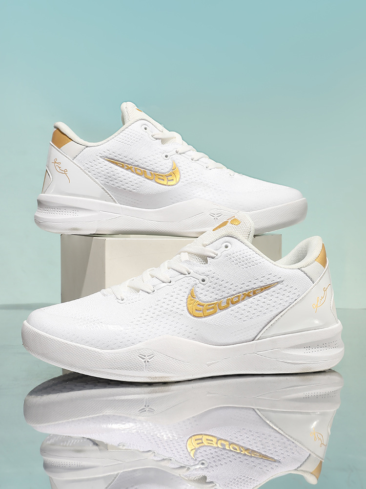 Summer breathable shock-absorbing non-slip basketball shoes