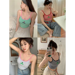 Vintage Striped Halter Top for Women - Summer Hot Girl Sexy Tight Bodysuit Design Fitted Inner Base Shirt, Can Be Worn as Outerwear