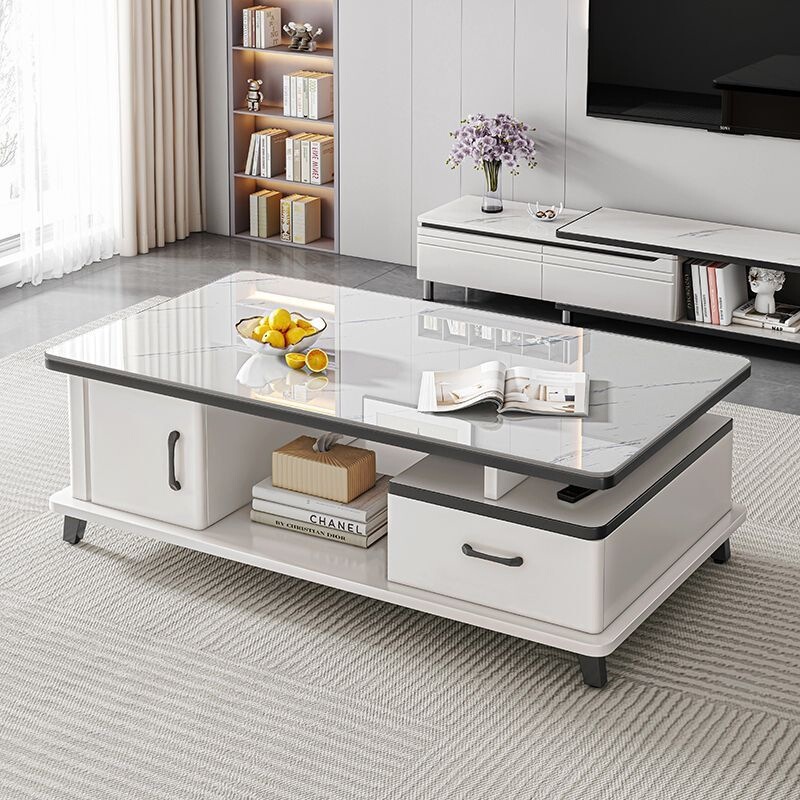 Coffee Table for Living Room, 2026 New Model, Light Luxury, High-End Feel, Tea Table, Tea Station, Small Apartment, Balcony, Simple Modern Table