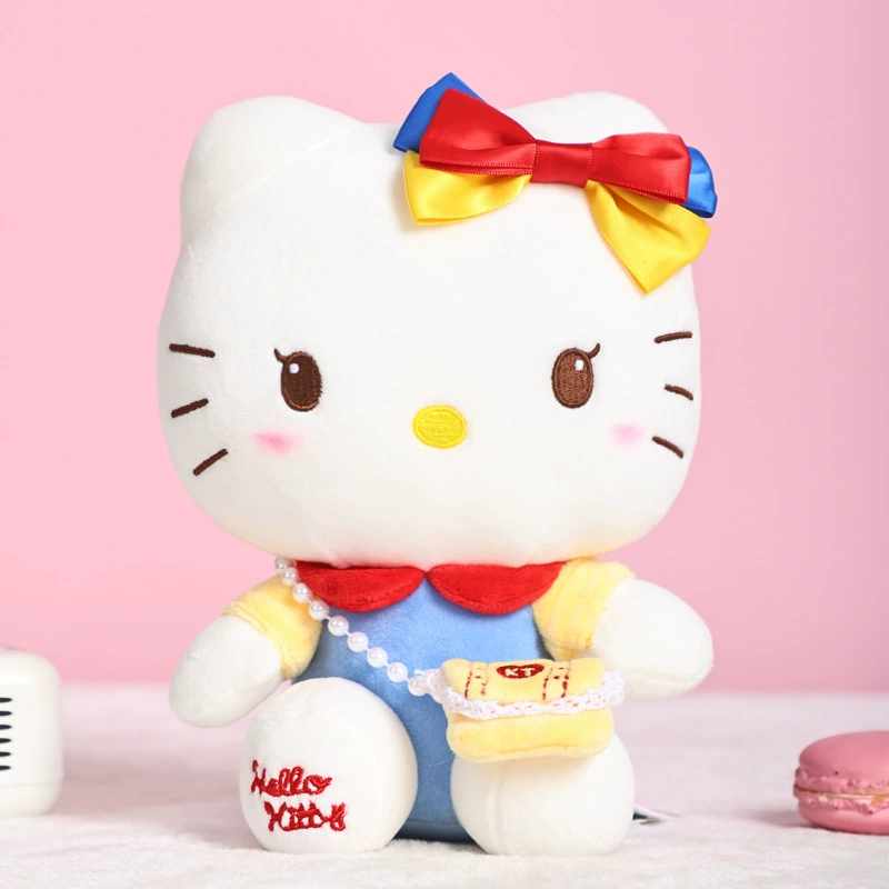 Hello Kitty, Hello Kitty, джинсовая юбка, плюшевая кукла, бархатная игрушка