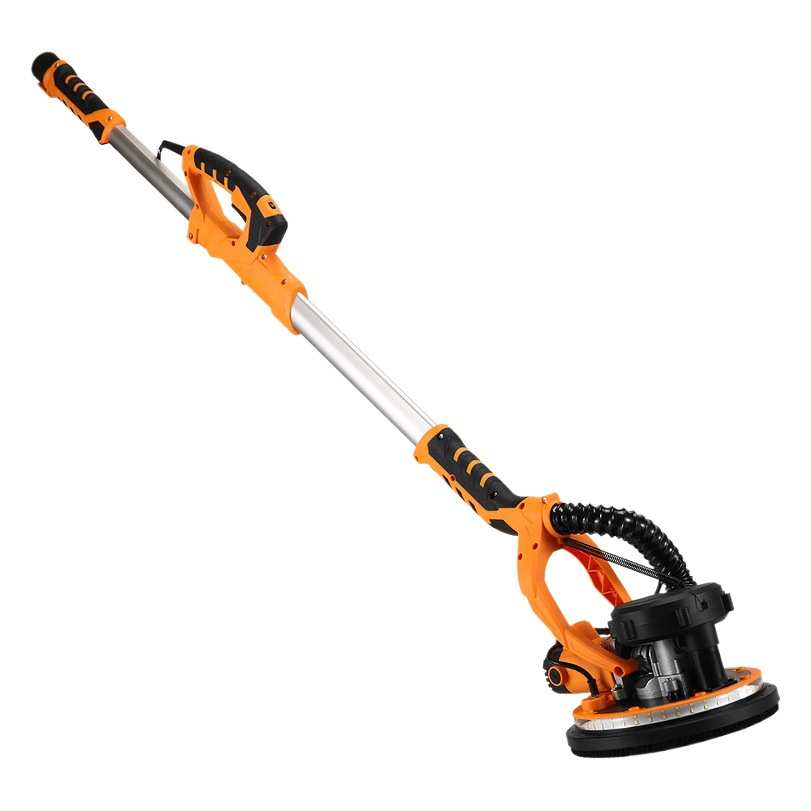 Lijadora de pared de 9 pulgadas (225 mm), lijadora de masilla para pared, máquina de lijar, eliminación de polvo por succión automática, máquina pulidora de pared manual con doble luz. image 1