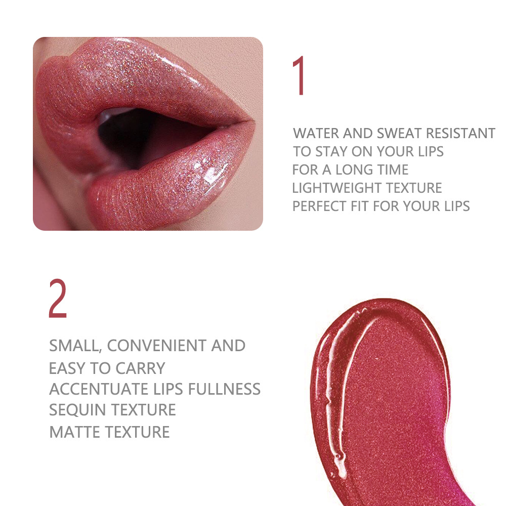 SHCOETY Hydrating Lip Gloss has a water-like texture that does not stick to the cup. It is a pouty lip brightening tube lip gloss and lip gloss that crosses borders Application Scenario