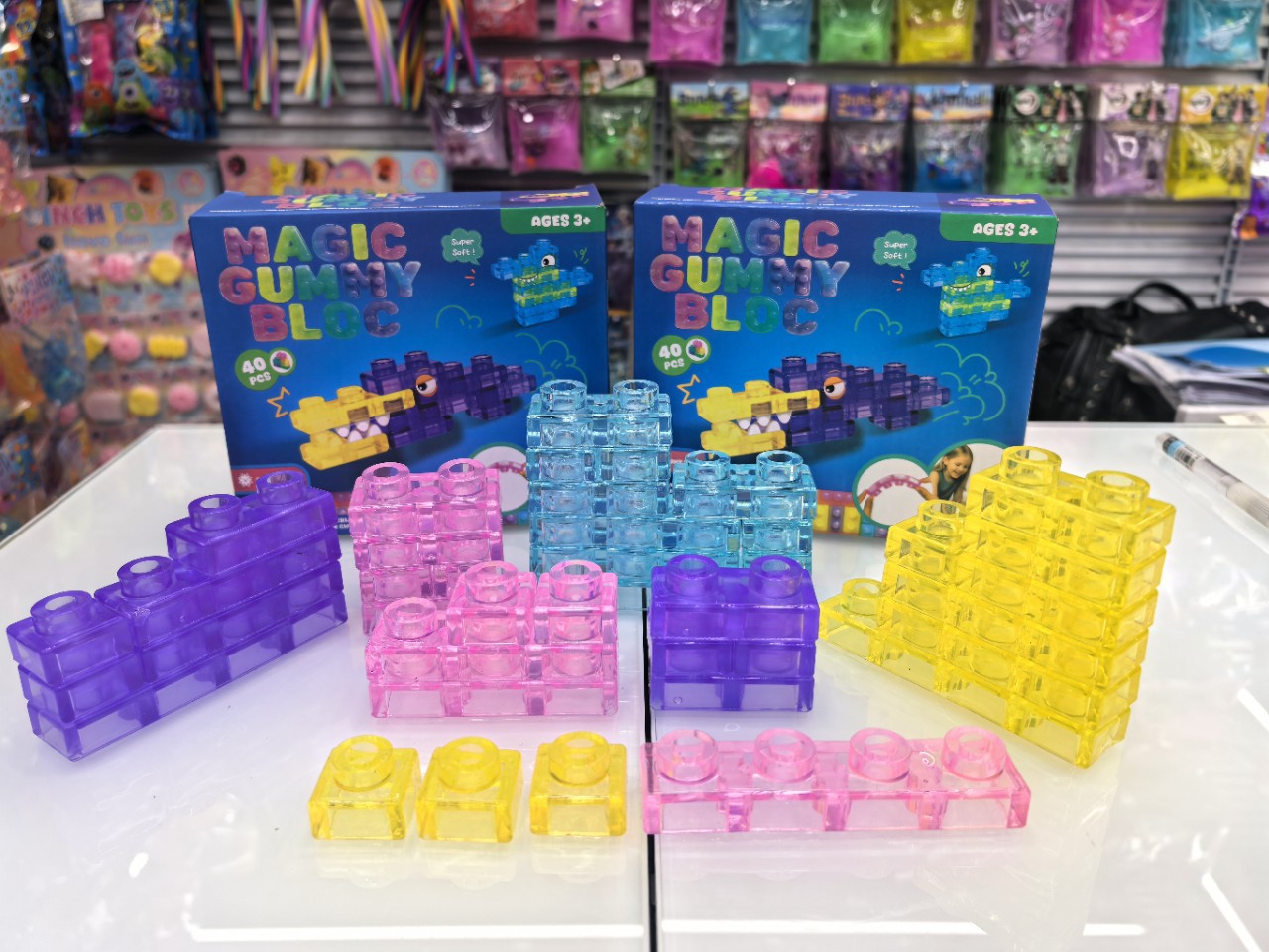 Nuevo producto transfronterizo Squishy Jelly Building Blocks Blocks