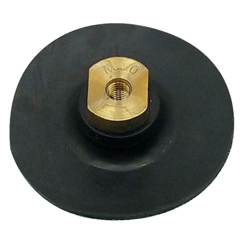 Cabeza de molienda de caucho flexible suave amoladora de ángulo de articulación suave disco de molienda de adoquines arco autoadhesivo lechón