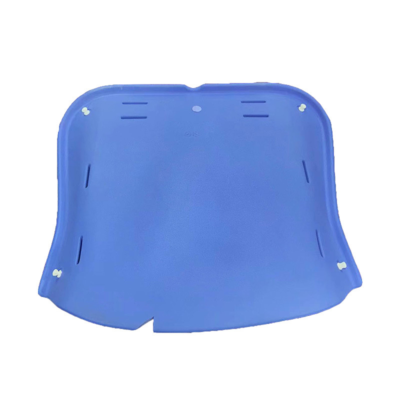 pu发泡厂加工定制蓝色聚氨酯发泡坐垫 表面晒纹自结皮pu泡棉