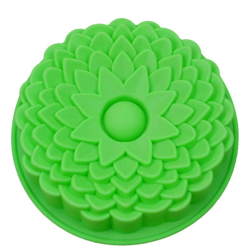 Cross-Border Silicone Classic Single Chrysanthemum Baking Tray Cake Mold Sunflower-Shaped Baking Tray DIY Baking Tool