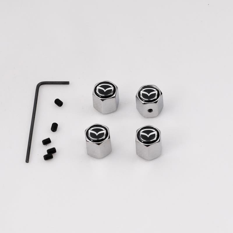 Tapa de Válvula para Neumáticos de Acero Inoxidable Antirrobo para Autos image 14