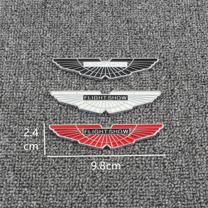 Car Modification Stickers Are Suitable for Porsche Car Logos, Lamborghini Metal Car Stickers, Stereo Stickers for Modified Steering Wheels