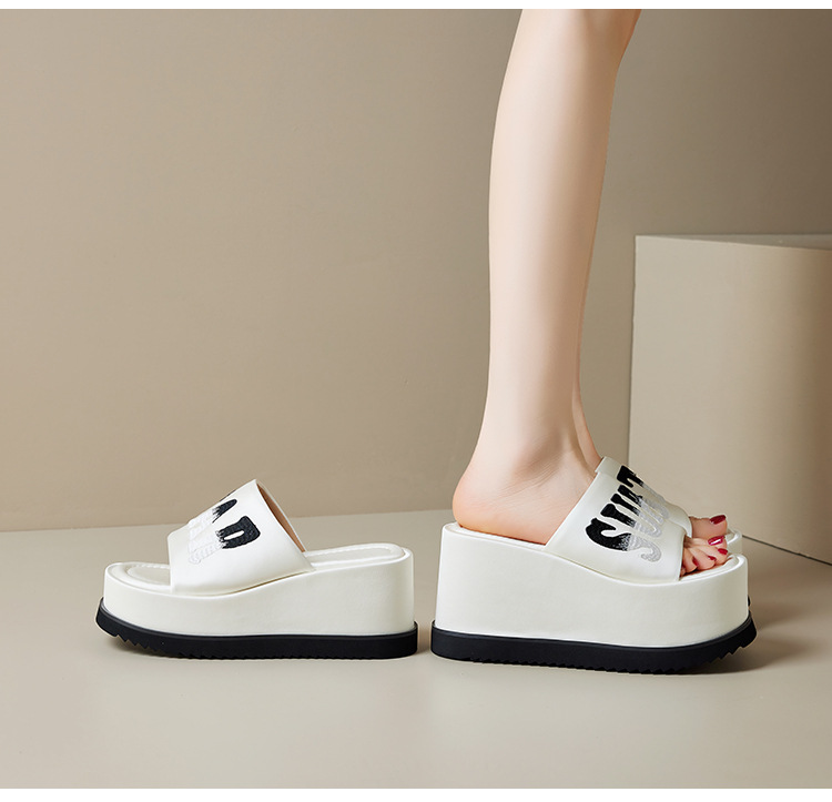Dép sandal nữ đế xuồng mũi hở gót 8/10 cm phối màu mùa hè 2025 — Màu trắng nhạt 8cm, Trắng nhạt 10cm, Đen 10cm, Đen 8cm chi tiết 12