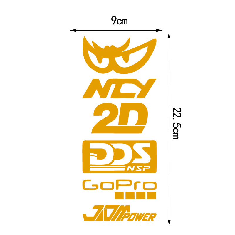 Motorcycle Helmet Reflective JDM Laser SHOEI Logo Car Sticker_voghion.com