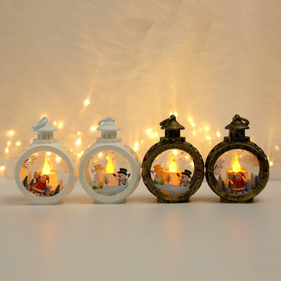 Christmas Decorations, Luminous Night Light Pendants, Christmas Supplies, Props, Desktop Candlestick Lamps, Window Decorations