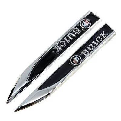 Body sticker: Plate Side Label Blade Decorative - pair-pack-buick-red