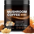 10 in 1 Mushroom Coffee For Focus, Memory & Brain Function