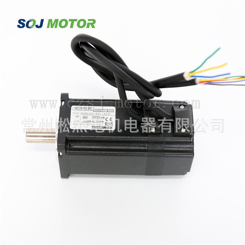 熱S60BL120-430淞傑ブランドスポット48vブラシレスdcモータ300w 3000回転0.95トルク|undefined