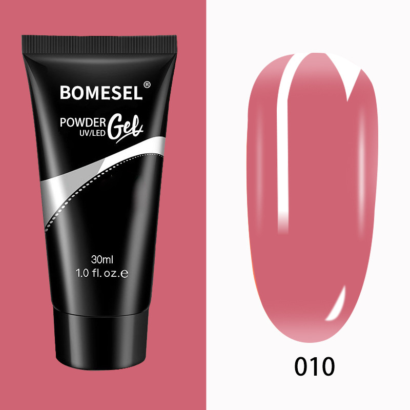 Pegamento para extensión de uñas, bandeja sólida sin papel, extensión rápida, modelo de cristal, fototerapia de uñas, pegamento de cristal, 30ML, venta al por mayor