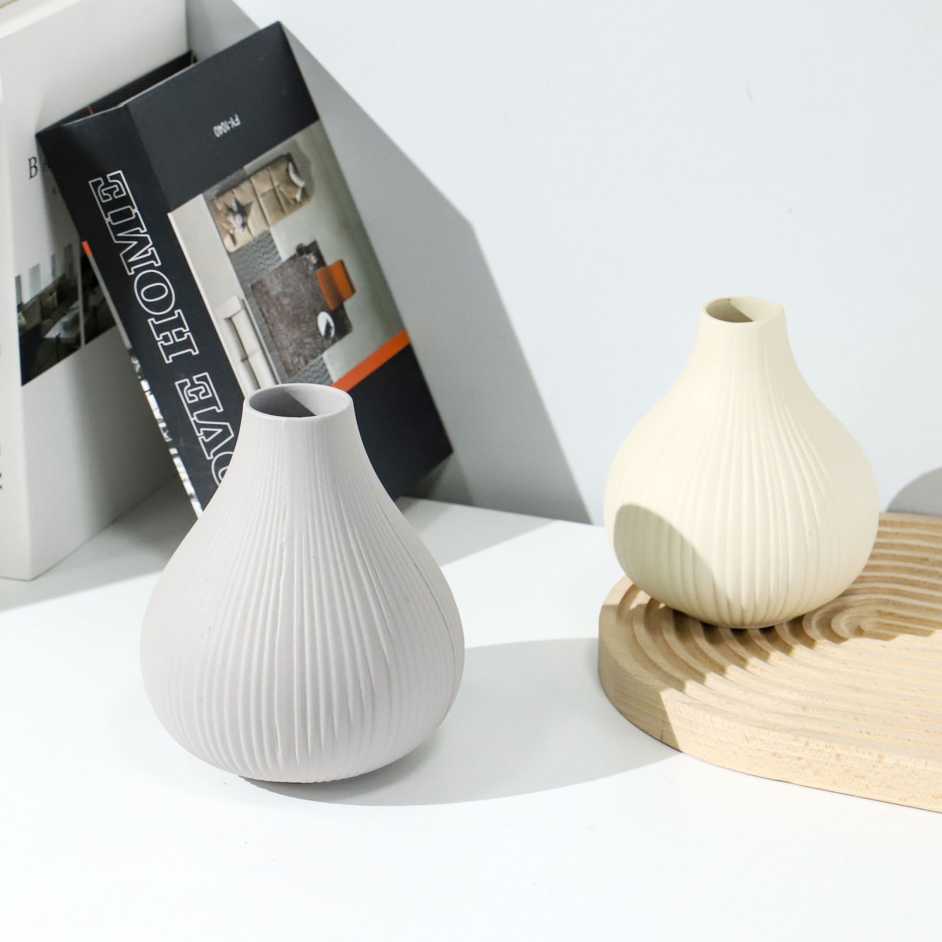 ins ornamentos nórdicos minimalistas vasijas de cerámica flores secas flores artísticas vasijas de sala de estar vasijas de decoración creativas para el hogar vasijas de flores