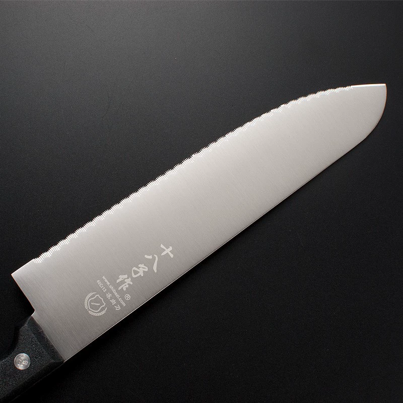 Stainless steel fruit knife with serrated paring knife crescent knife bread knife 97#C and S-4