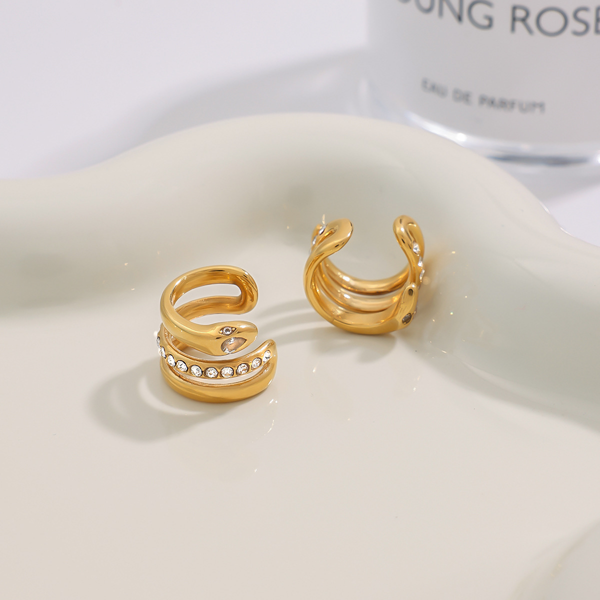 Clip para la oreja de acero inoxidable europeo y americano Jieding sin orejas perforadas