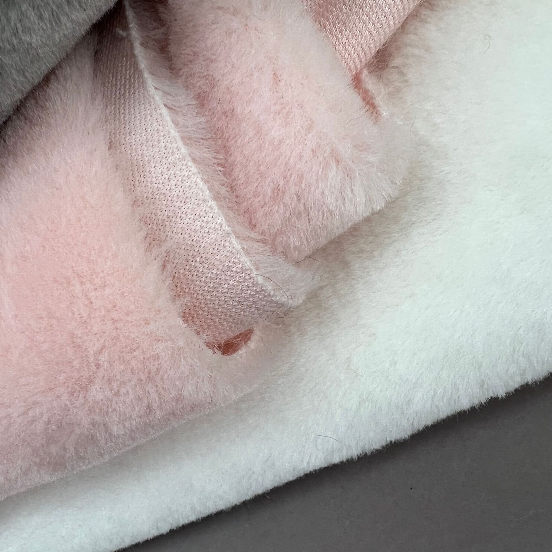 Cachemira austríaca tela de abrigo zapatos de peluche juguetes ropa imitación de tela de cachemira suministro de stock sensación de peluche doméstica