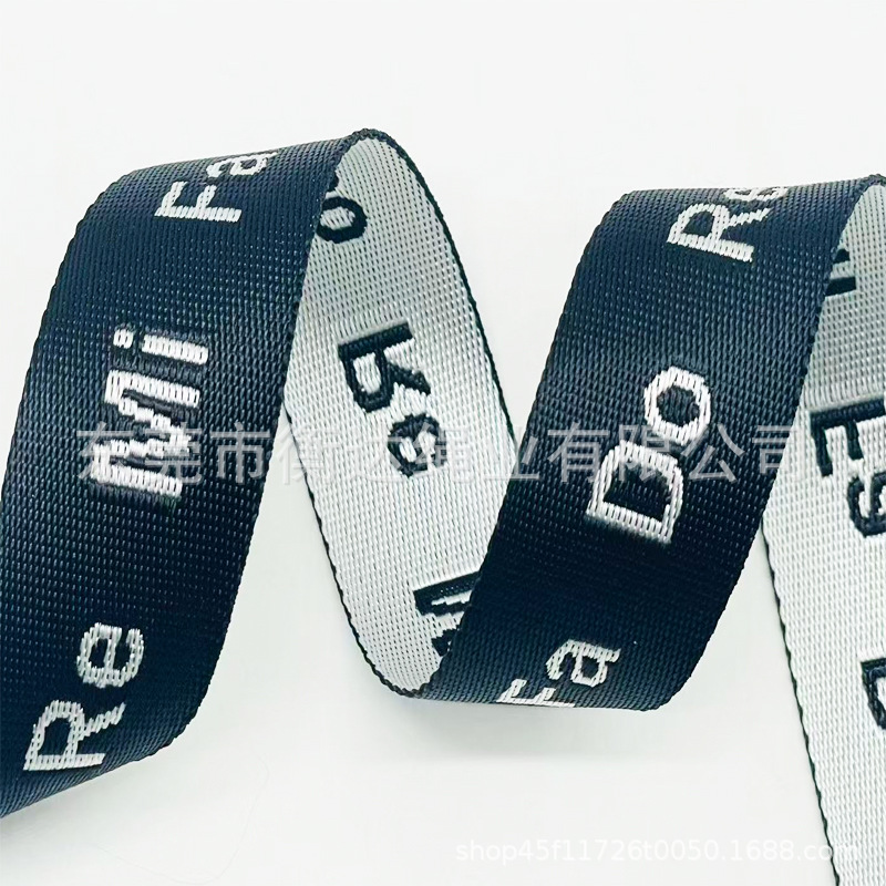Personalizado 1 - 10cm de espesor 1mm brillante imitación de nylon jacquard cinturón bolsos zapatos sombreros teléfonos móviles correa de tela