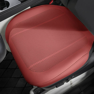 Cooling Cushion Seat Pad, Seat cushion, seat cover - type-b-thin-pad-volcanic-red-front-row-1-piece