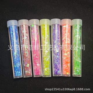 糖果碎幻彩碎片3g瓶装不规则金葱闪光糖果屑亮片金葱屑七彩多色