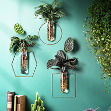 牆壁壁掛掛件牆上牆面裝飾植物2021綠蘿玻璃貼室內盆景盆掛牆掛飾