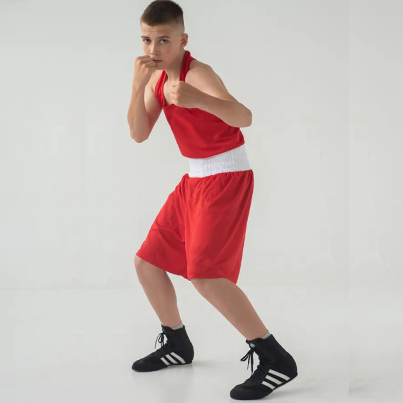 Boxing Uniform Set Can Be Customized with Team Logo for Professional Competition Training Boxing Uniform Set Can Be Customized with Team Logo for Professional Competition Training