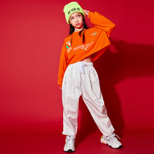 女童爵士舞走秀儿童演出表演服装小学生运动会队服街舞潮装hiphop