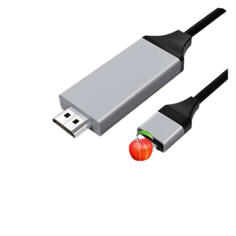 Совместимо с кабелем Apple HD линии Lightning на HDMI, кабель Apple mobile phone на HDMI, вывод на одном экране