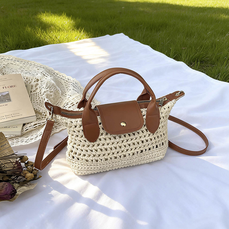 2026 Spring/Summer New Weekend Tote Bag for Women, Summer Casual Woven Handbag, Handheld Shoulder Crossbody Small Bag 2026 Spring/Summer New Weekend Tote Bag for Women, Summer Casual Woven Handbag, Handheld Shoulder Crossbody Small Bag