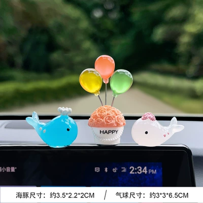 Cactus Small Animal Ornaments | Car ornaments - jelly-dolphin-balloon-group-b
