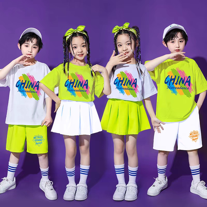 Children's Performance Clothing, Cheerleading Sports Games Class Uniforms, Kindergarten Dance Class Uniforms, Chorus Performance Clothing, Sports Games Clothing