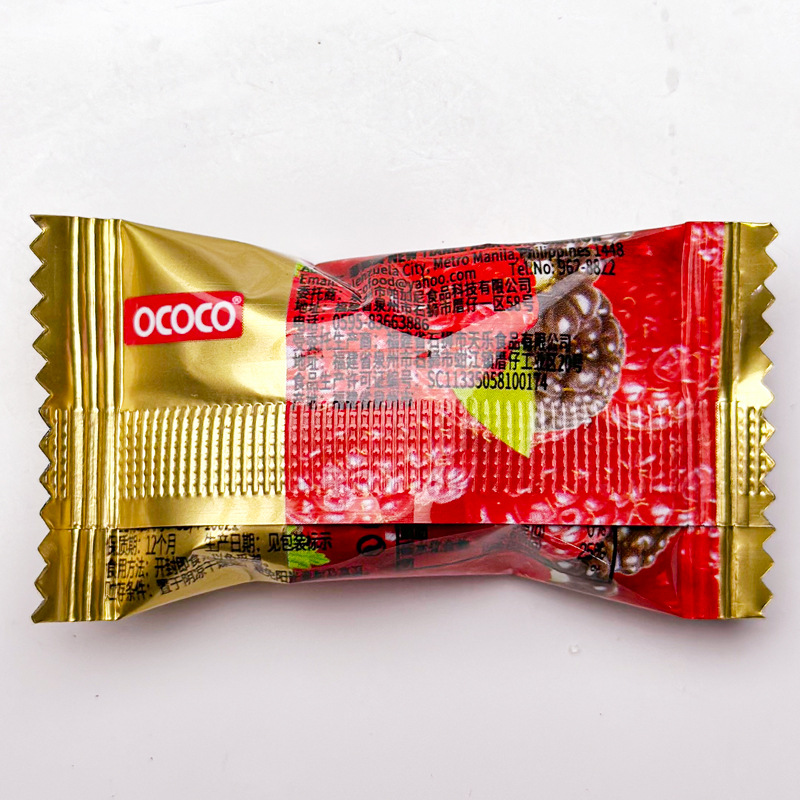 OCOCO 크랜베리 맛 과일 젤리 벌크 도매 결혼식 사탕 어린이 캐주얼 공유 새콤 달콤한 사탕