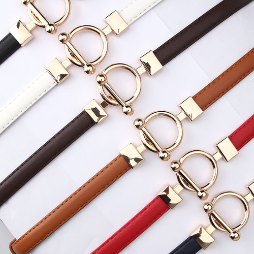 Spring and summer new online trendy fashion dress coat decorative belt Korean style small belt