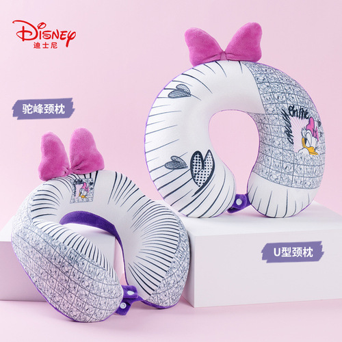 Genuinely authorized Strawberry Bear Mickey Mouse Donald Duck Daisy U-shaped pillow neck pillow nap nap gaming neck