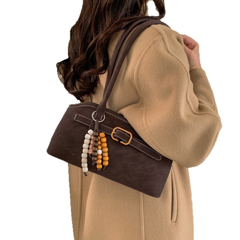 Retro Shoulder Bag For Women, Elegant Underarm Handheld Shell_voghion.com