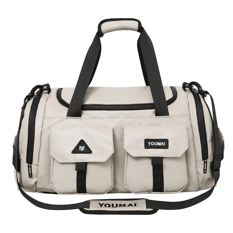 Nueva bolsa de fitness para deportes al aire libre de gran capacidad a prueba de salpicaduras de agua, separación en seco y húmedo, bolsa de viaje, bolsa de almacenamiento de equipaje