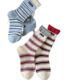Luo Kou High Color Value Thin New Stacked Socks Striped Socks for Twin Women 25 Casual Spring and Summer Mid-tube Combed Cotton Socks