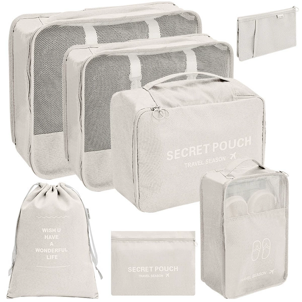 Beige three dimensional set