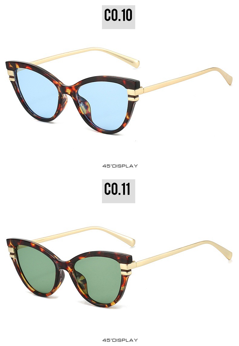 Gafas de sol cat eye retro para mujer protección solar estilo_voghion.com