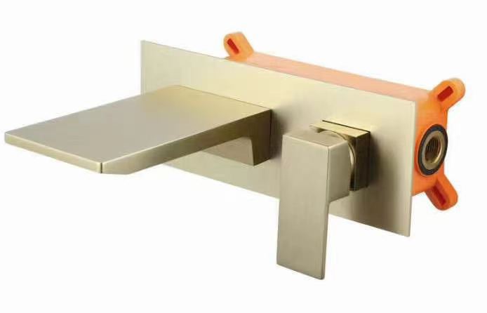 Robinet de salle de bain cascade noir mitigeur monocommande