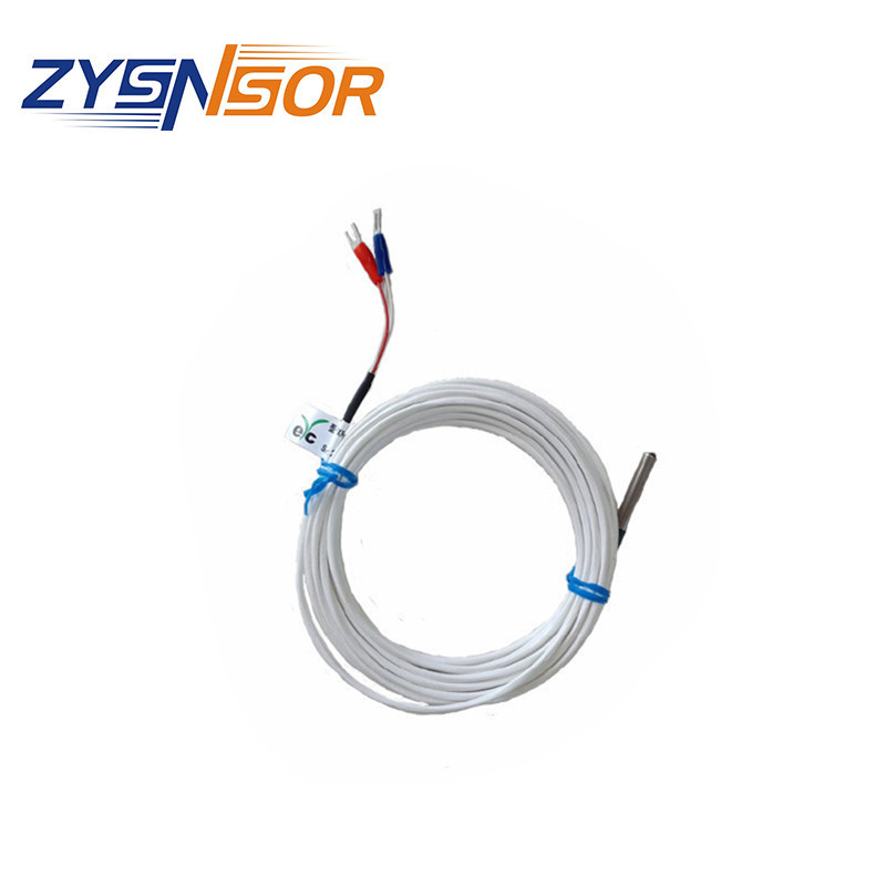 台湾EYC 出线式温度传感器 PT100 管径5MM 管长40MM 出线5米