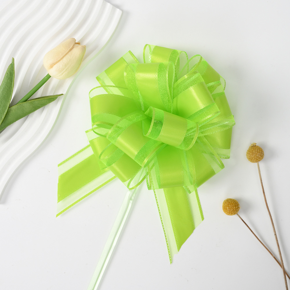 Transfronterizo para 50 hilo de nieve de doble capa simple elegante tridimensional mano esférica tirar flor boda coche Navidad Año Nuevo regalos