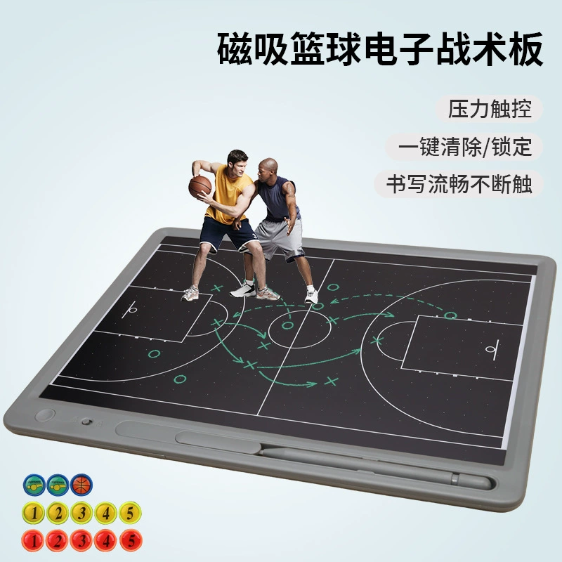 Электронная профессиональная баскетбольная магнитная электронная тактическая доска, баскетбольный тренер, тренер, игровая команда, диаграмма формирования, беговое положение