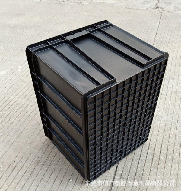 480*355*170mm黑色胶框 黑色胶箱 防静电胶框 防静电胶箱电子胶箱