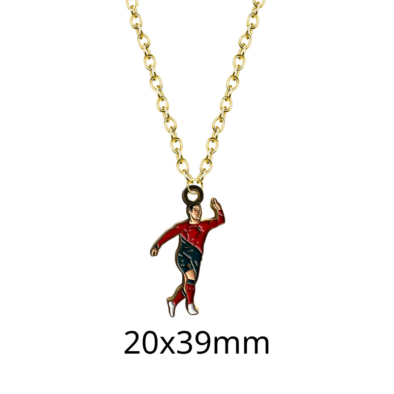 크리스티아누 호날두 스타일 2-목걸이(메탈 체인)
