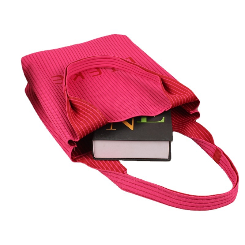 Nicho de moda multicolor de las mujeres bolso de hombro simple bolso de la moda de las mujeres